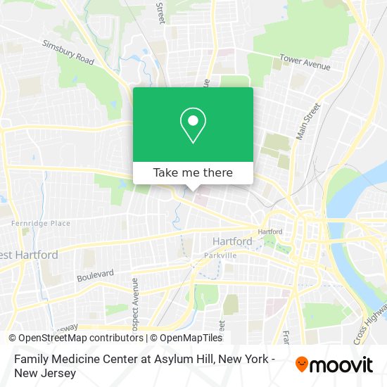 Family Medicine Center at Asylum Hill map