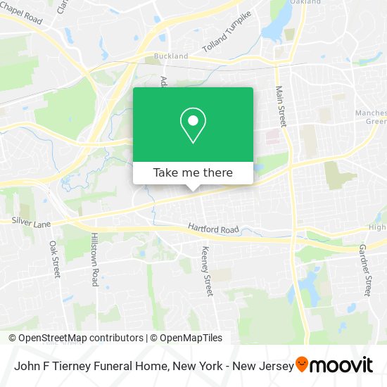 Mapa de John F Tierney Funeral Home