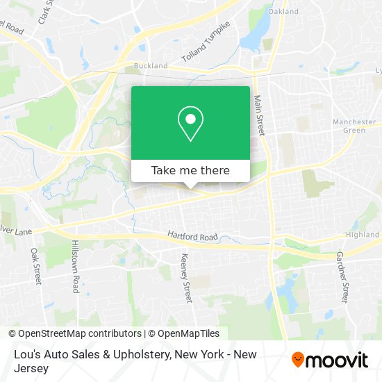 Lou's Auto Sales & Upholstery map