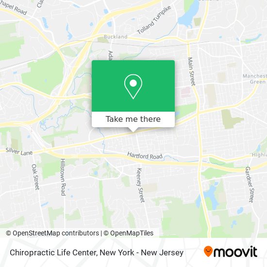 Chiropractic Life Center map