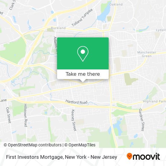 First Investors Mortgage map