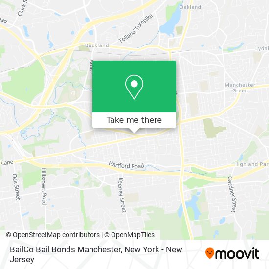 Mapa de BailCo Bail Bonds Manchester