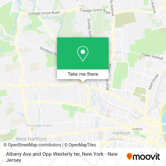 Mapa de Albany Ave and Opp Westerly ter