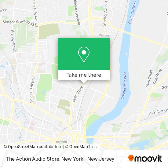 The Action Audio Store map