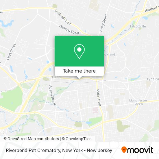 Riverbend Pet Crematory map