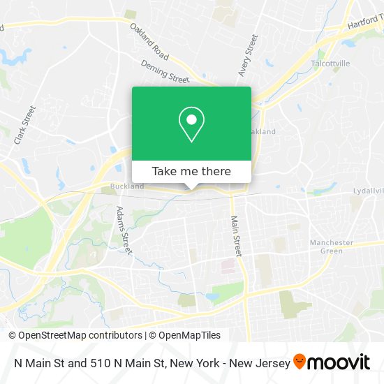 N Main St and 510 N Main St map