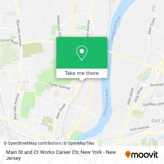 Mapa de Main St and Ct Works Career Ctr