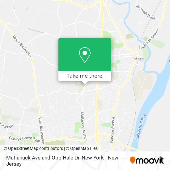 Matianuck Ave and Opp Hale Dr map
