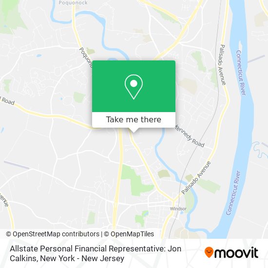 Allstate Personal Financial Representative: Jon Calkins map