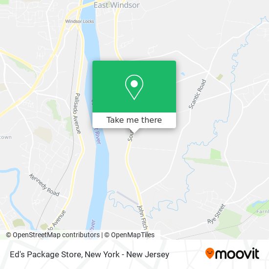 Ed's Package Store map