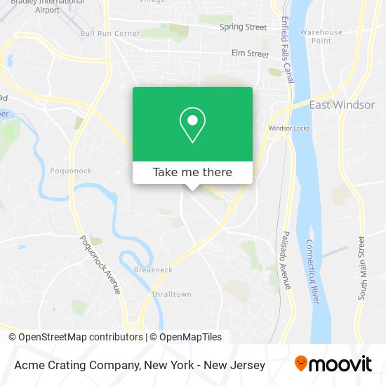 Mapa de Acme Crating Company