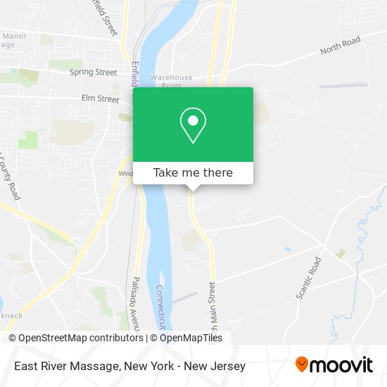 East River Massage map