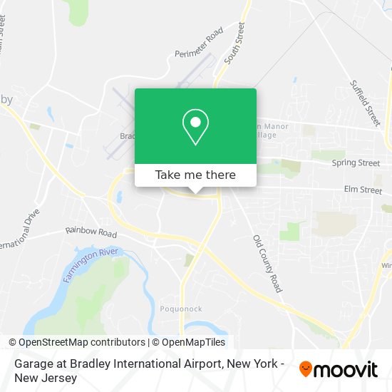 Bradley International Airport Map