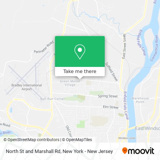 Mapa de North St and Marshall Rd