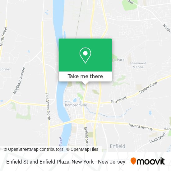 Enfield St and Enfield Plaza map