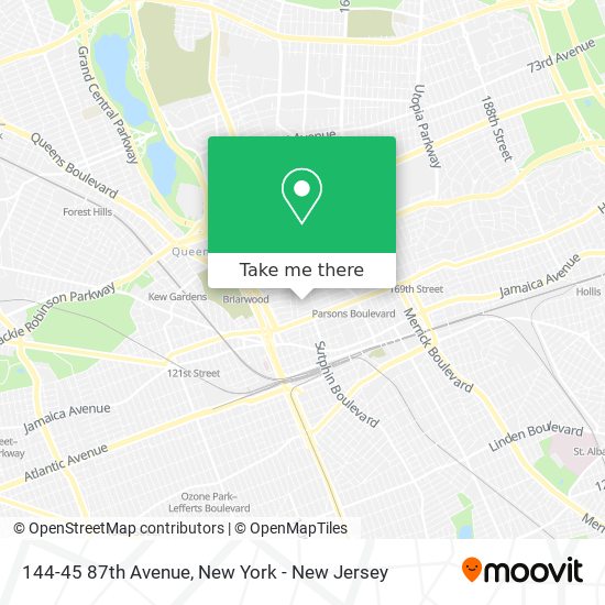 Mapa de 144-45 87th Avenue