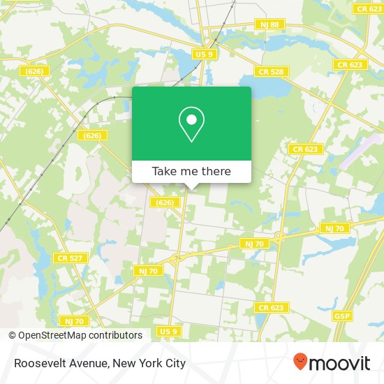 Roosevelt Avenue map