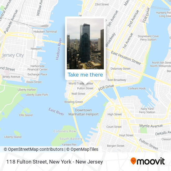 118 Fulton Street map