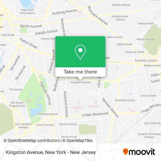 Mapa de Kingston Avenue