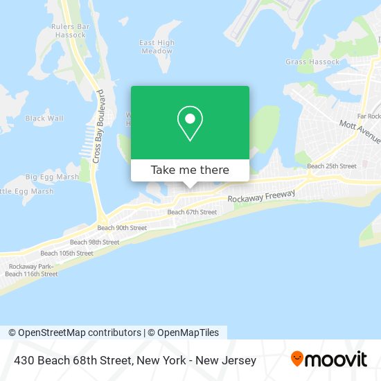 Mapa de 430 Beach 68th Street