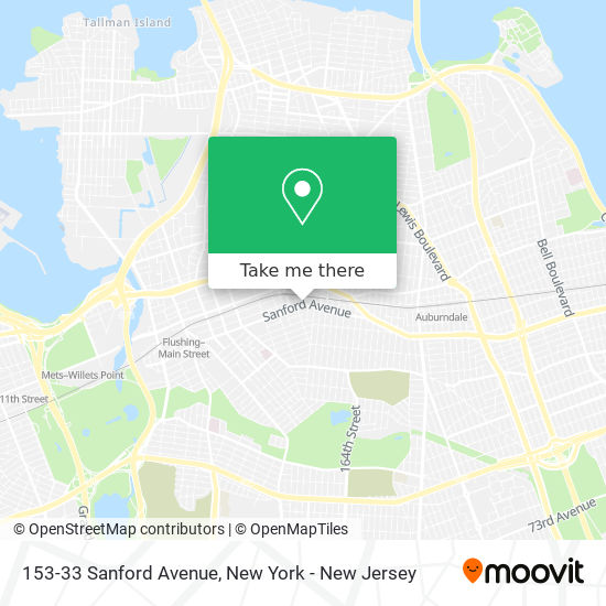 Mapa de 153-33 Sanford Avenue