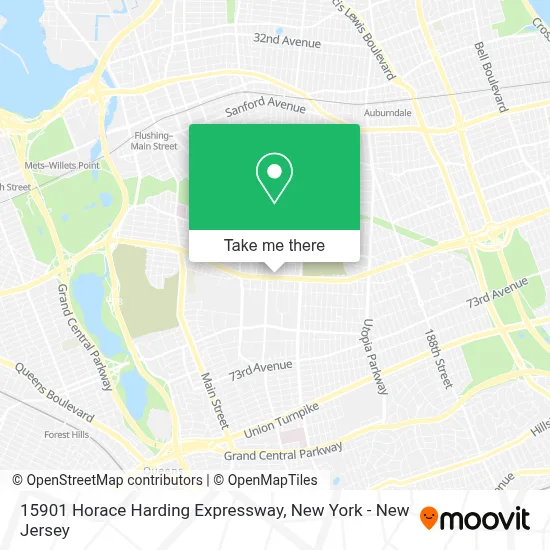 15901 Horace Harding Expressway map