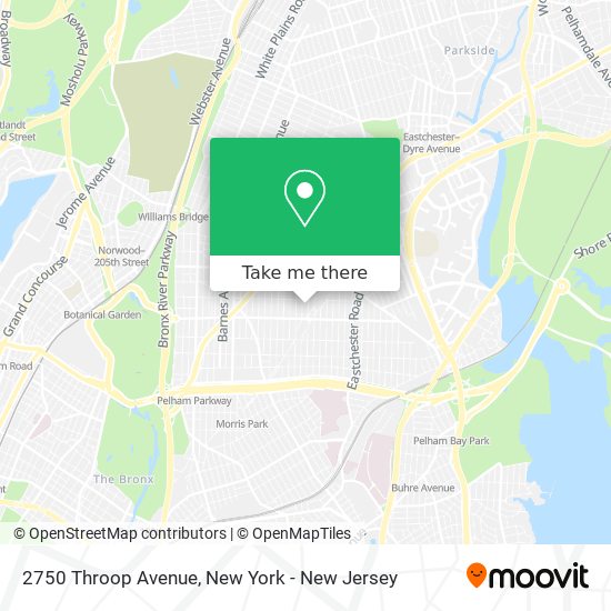 Mapa de 2750 Throop Avenue