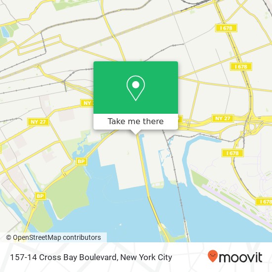 157-14 Cross Bay Boulevard map