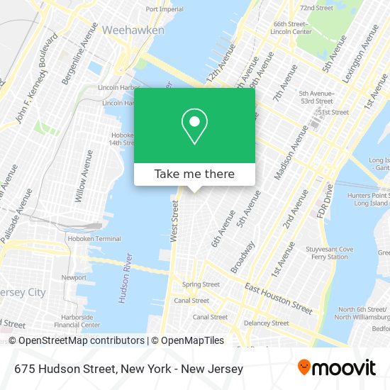 Mapa de 675 Hudson Street