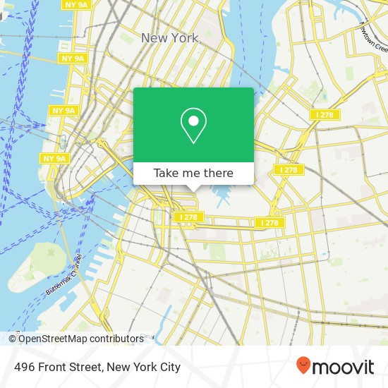 496 Front Street map