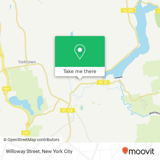 Mapa de Willoway Street