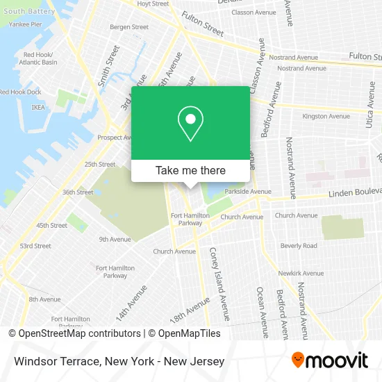 Windsor Terrace map