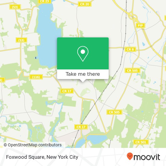 Foxwood Square map