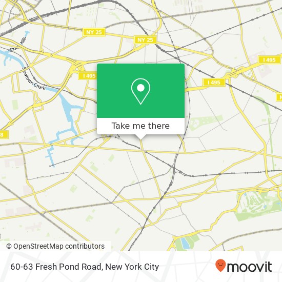 Mapa de 60-63 Fresh Pond Road