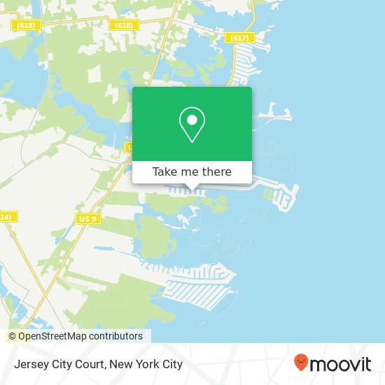 Jersey City Court map