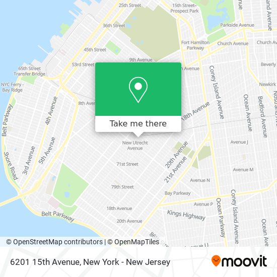 Mapa de 6201 15th Avenue