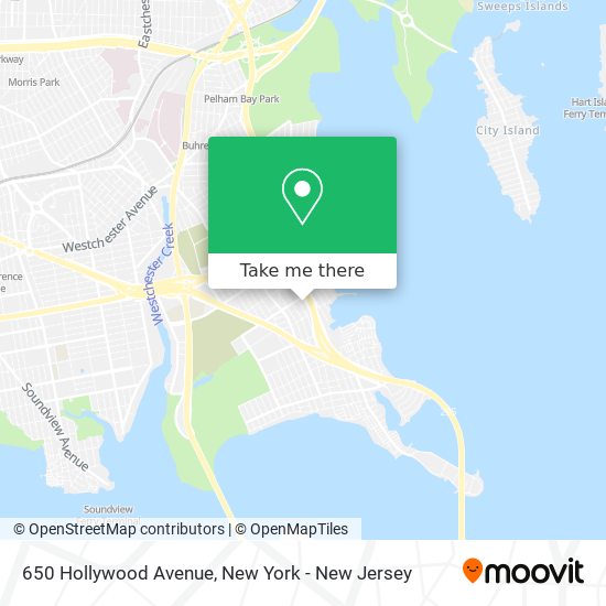 Mapa de 650 Hollywood Avenue