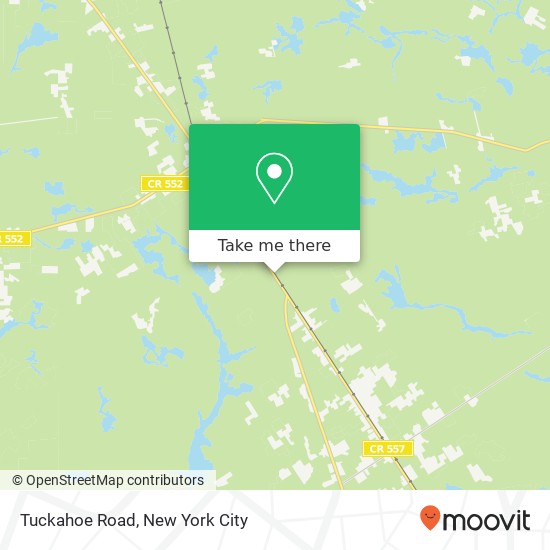 Tuckahoe Road map