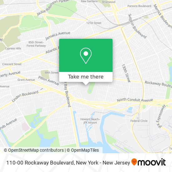 110-00 Rockaway Boulevard map