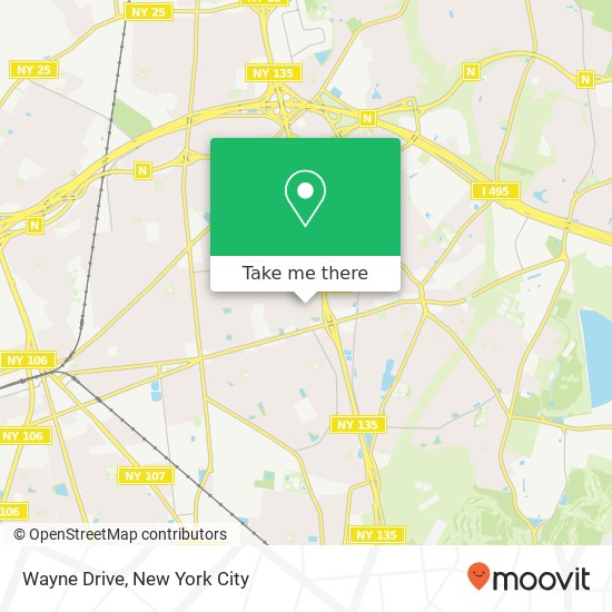 Wayne Drive map