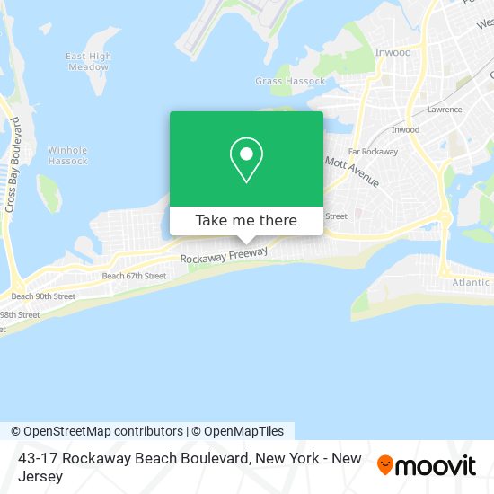 Mapa de 43-17 Rockaway Beach Boulevard