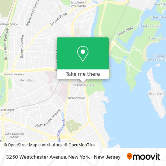 3250 Westchester Avenue map