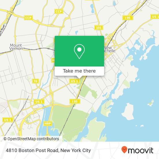 Mapa de 4810 Boston Post Road