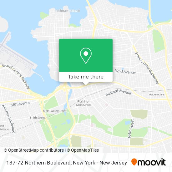 Mapa de 137-72 Northern Boulevard