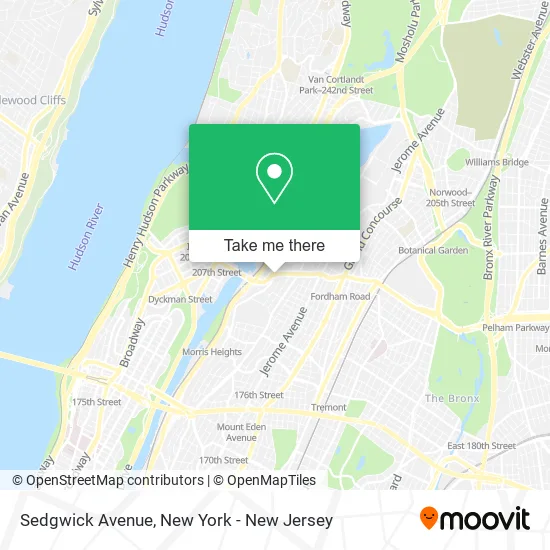 Sedgwick Avenue map