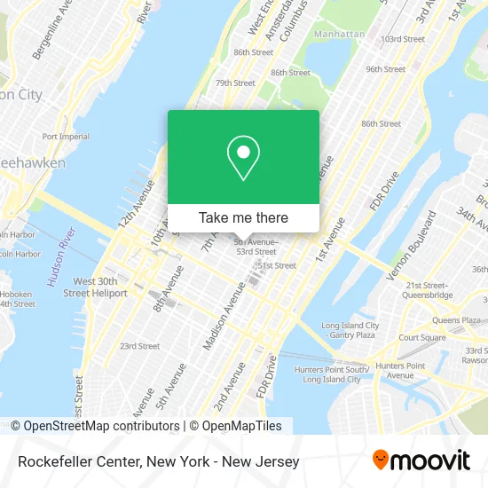 Rockefeller Center map