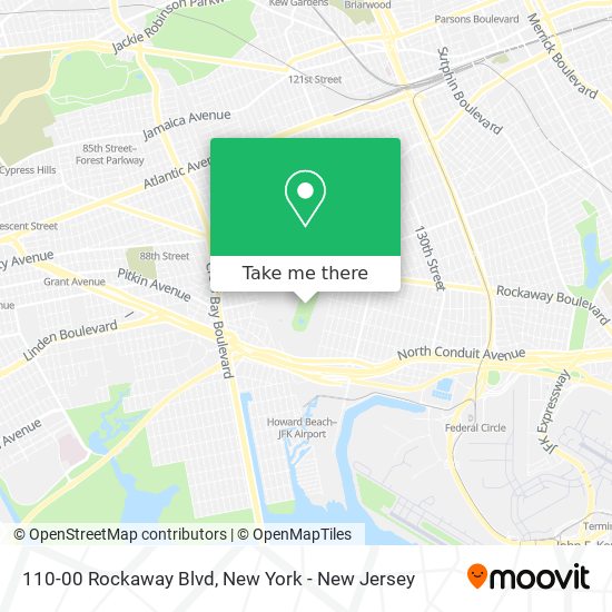 Mapa de 110-00 Rockaway Blvd