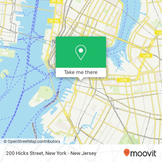 200 Hicks Street map