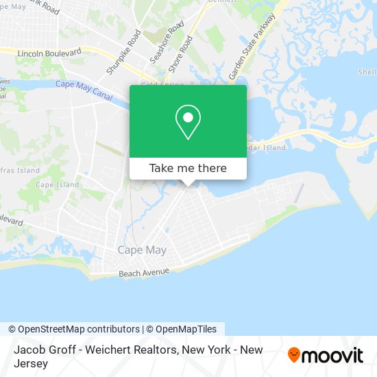 Mapa de Jacob Groff - Weichert Realtors