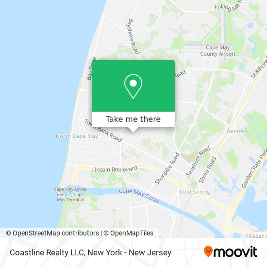 Coastline Realty LLC map